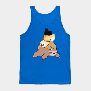 Two Toed Sloth and Three Toed Sloth Tank Top